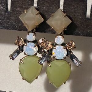 Stella & Dot Flora statement chandelier earrings